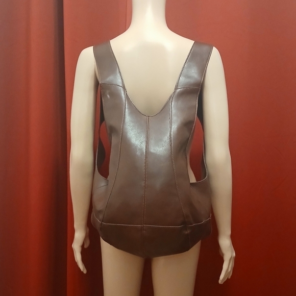 Other - Rugged Vintage Leather Backpack - Oil-WaxedPU, Waterproof Daypack Unisex​​​